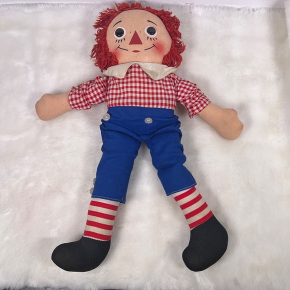 Original Knickerbocker Raggedy ANN & ANDY Dolls 5PC BUNDLE Vintage Antique - Picture 6 of 16